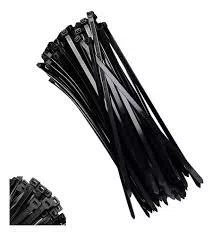 Abracadeira nylon preta  7,6 x 500mm