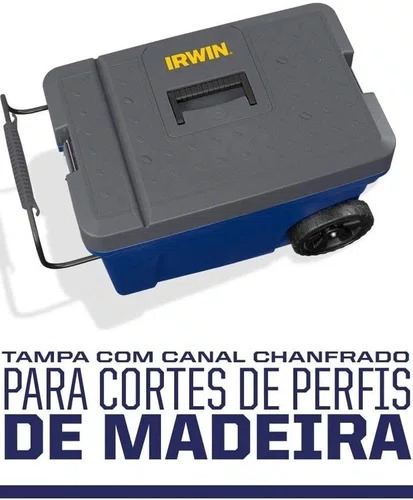 Caixa bau para ferramentas com rodas