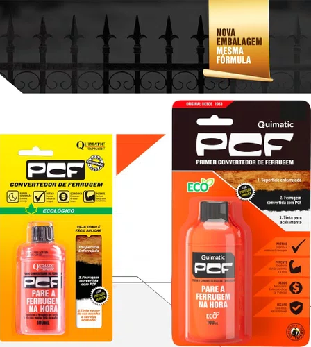 Convertedor de ferrugem pcf - 100 ml