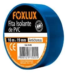 Fita isolante 19mm x 10m azul