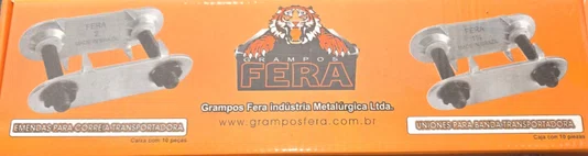 Grampo emenda para correia transportadora 2 pol aco carbon