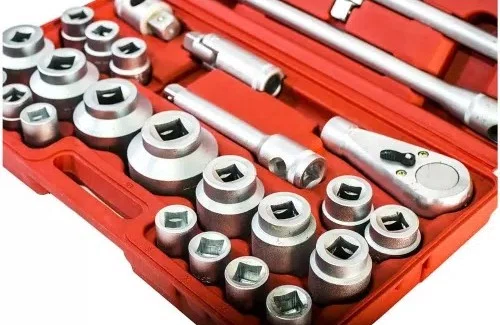 Jogo de soquete,encaixe 3/4" 21-65 mm - 26 pcs