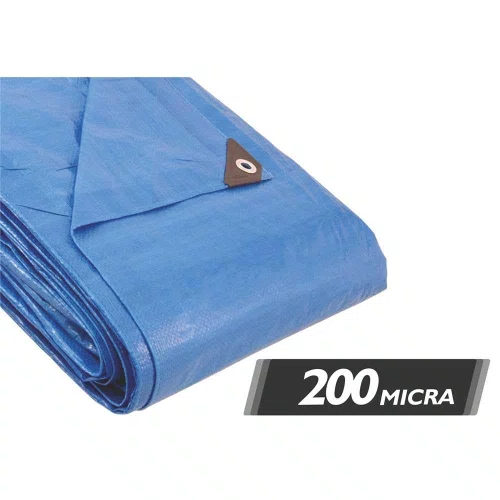 Lona reforcada azul 14 x 4m vonder plus