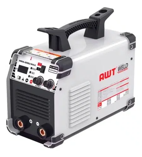 Maquina solda awt inversora mma-210u max mon/tri 110/220/380/440v