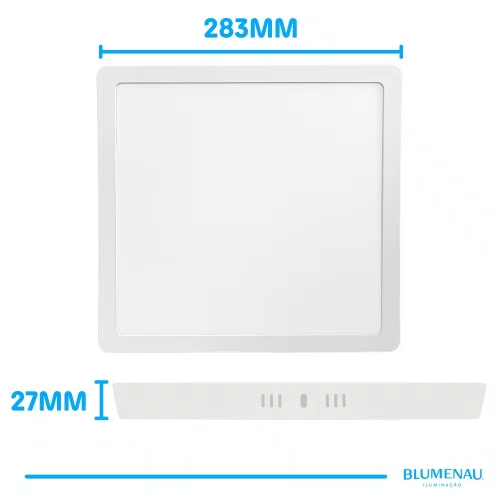 Painel led play sob. quad. 24w 100-240v 6.500k - branco - (83666004)
