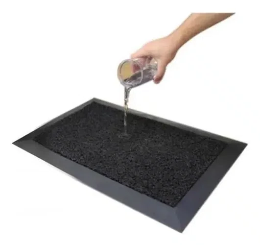 Tapete kapazi sanitizante preto 90cm x 130cm