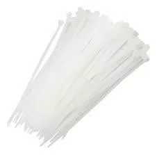 Abracadeira nylon natural 100 x 2,5mm