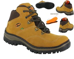 Botina seguranca ps 160 ap-026 nobuck castor 41