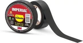 Fita isolante 18mm x 10m preta