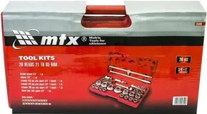 Jogo de soquete,encaixe 3/4" 21-65 mm - 26 pcs