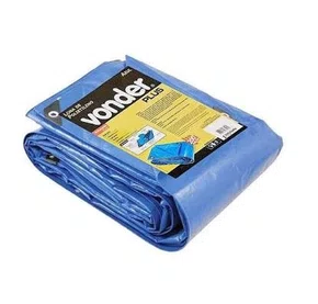 Lona reforcada azul 14 x 4m vonder plus