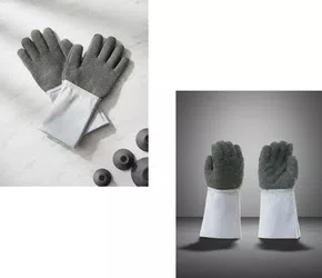 Luva Termica Aramida/Carbono Malha Grossa Grafatex 600C