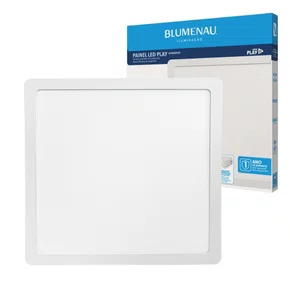 Painel led play sob. quad. 24w 100-240v 6.500k - branco - (83666004)