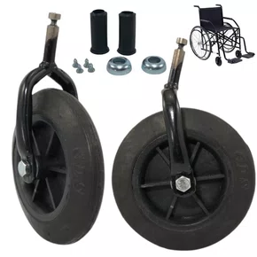 Rodinha Dianteira Biruta Garfo E Pneu Cadeira De Rodas Cds