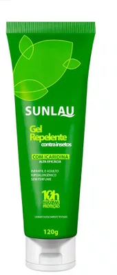 Sunlau repelente gel 120gr