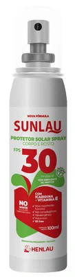 Sunlau spray fps 30 com repelente. icaridina (fr100ml)