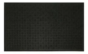 Tapete waterkap comercial 60cm x 90cm preto