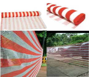 Tela Sinalizacao Laranja/Branca 120 X 50