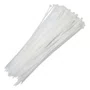 Abracadeira nylon branca - 400x7.6mm - pct 100 pcs