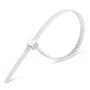 Abracadeira nylon natural 100 x 2,5mm