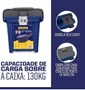 Caixa bau para ferramentas com rodas