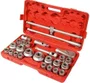 Jogo de soquete,encaixe 3/4" 21-65 mm - 26 pcs