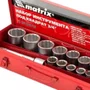 Jogo de soquete estriado,encaixe 3/4" 9-50 mm 20 pcs